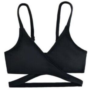 Karrack Adjustable Strap Swimwear Bikini Top Black Size 20 New